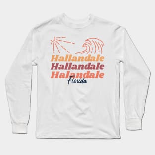 Hallandale Beach Florida Long Sleeve T-Shirt